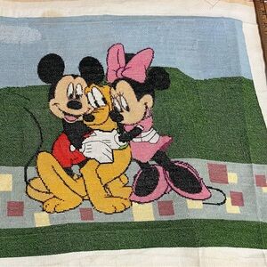 Disney Home Accents Decor Tapestry with Mickey and Minnie